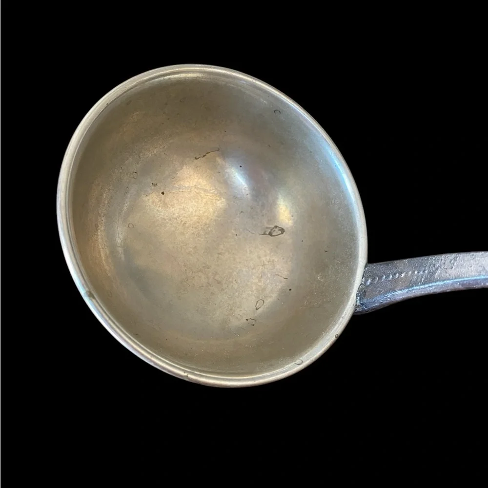 Antique Ornate Silverplate Ladle - Art Nouveau Floral Handle